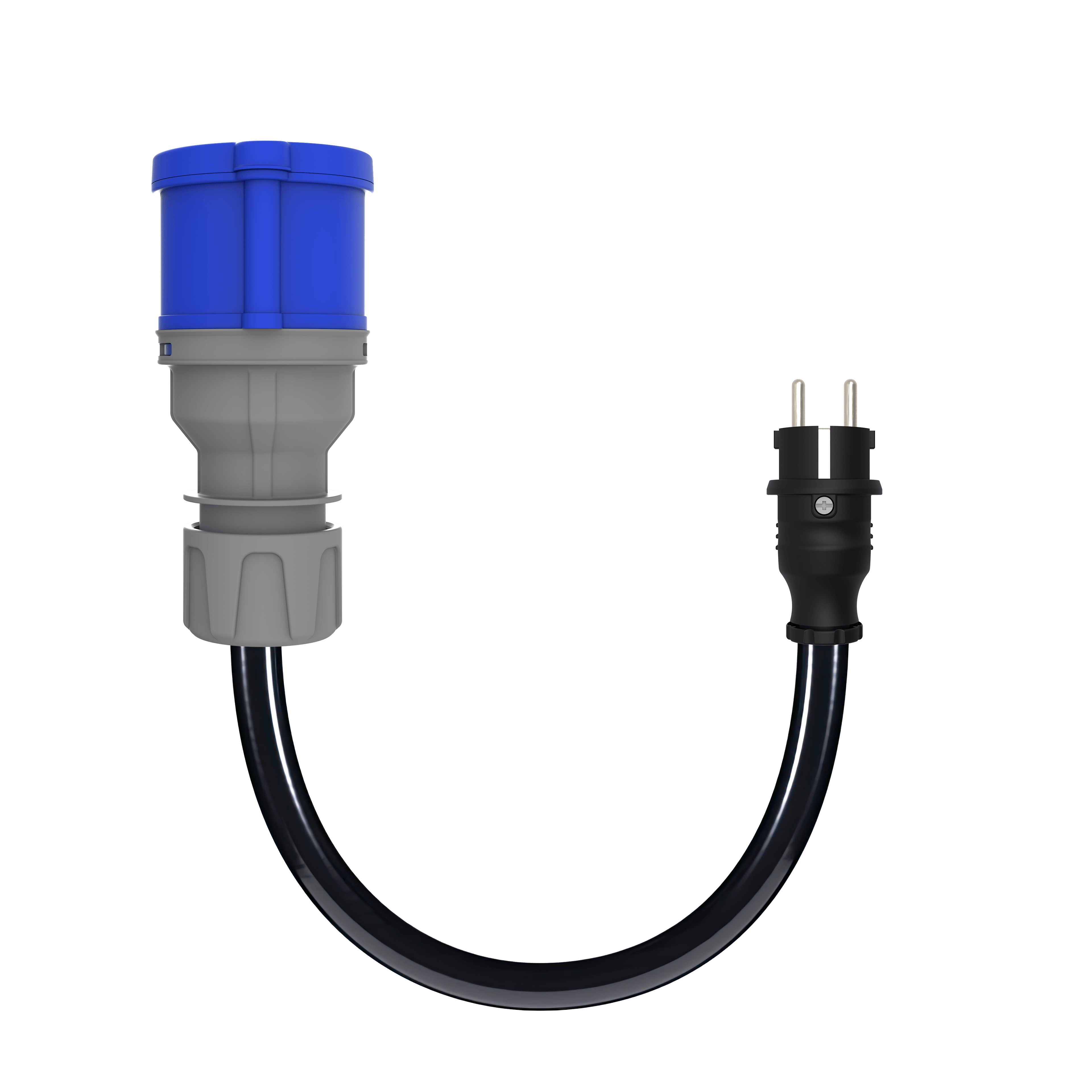 3/32A Monofaze Priz - 1/16A Monofaze Fiş Dönüştürücü Adaptör